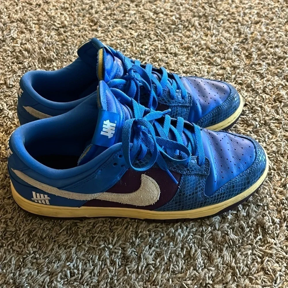 Nike Dunk Low Undefeated 5 On It Dunk vs. AF1 size 10.5